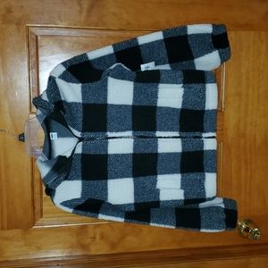 Old Navy Kids Fleece Zip up  Hodded Jacket. Sz XL (14)